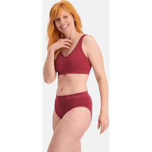 Seamless Full Briefs Belle (3-pack) - Bordeaux