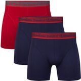 Boxershorts Rico (3-pack) - Rood, Navy&Navy