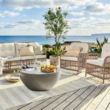 Sierpot - Antiek-finish - Groot - Kunststeen - Tijdloos Ontwerp