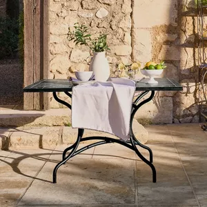 Tuinset bistroset balkonset met mozaiek ingelegd met metalen onderstel