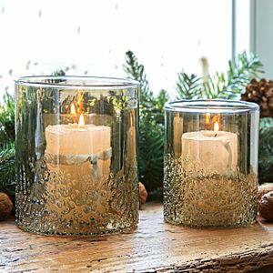 Plélo - Set van 4 - Windlichten - Wit - Porselein