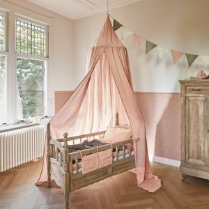 LOBERON - Lisonne - Bedhemel - Roze - Gemaakt van Mousseline van Katoen