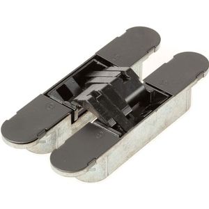 ONZICHTBAAR SCHARNIER, 3D, TYPE HIDE 134-60, AFMETING 134X24X21MM, KLEUR MAT NIKKEL