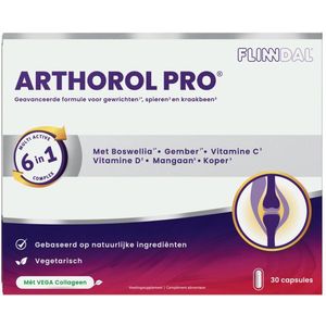 Arthorol Pro 90 capsules met herhaalgemak (Een geavanceerde 6 in 1 formule voor gewrichten, spieren en kraakbeen.) - 90 Capsules - Flinndal