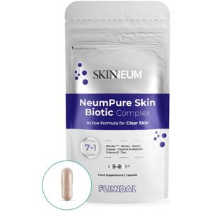 NeumPure Skin Biotic Complex  90 capsules | Let op, korte THT 31-12-2024. (Helpt de huid er stralender uit te zien) - 90 Capsules - Flinndal