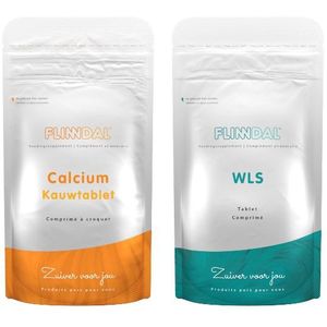 Voordeelpakket WLS Tablet en Calcium Kwartaalpakket (Vitaminen en mineralen voor na een maagverkleining) - 1 Item - Flinndal