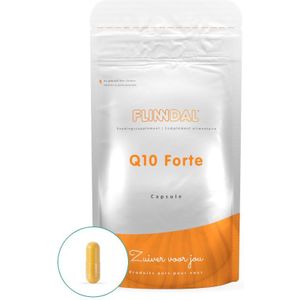Q10 Forte 90 capsules met herhaalgemak (Hoog gedoseerd, met vitamine B2 voor extra energie) - 90 Capsules - Flinndal