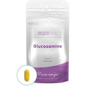 Glucosamine 180 tabletten (Glucosamine uit D-glucosamine sulfaat2KCl - Mét curcumine voor het behoud van gezonde gewrichten*) - 180 Tabletten - Flinndal