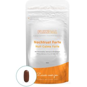 Nachtrust Forte 90 tabletten (Hoog gedoseerd, bevordert de natuurlijke slaap*) - 90 Tabletten - Flinndal