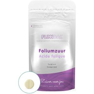 Foliumzuur (B11) 90 tabletten (Voor ontwikkeling van het ongeboren kind) - 90 Tabletten - Flinndal