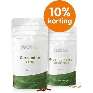 Voordeelpakket Curcumine en Groenlipmossel () - 1 Item - Flinndal