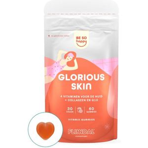 Glorious Skin Gummies 180 gummies met herhaalgemak | 2+1 gratis (Voor een stralende en gezonde huid. Mákkelijk en lekker) - 180 Kauwtabletten - Flinndal