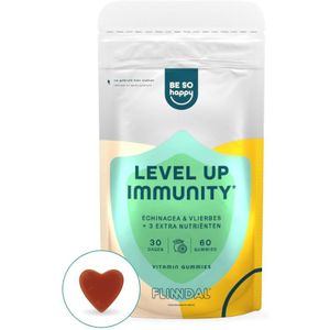 Level Up Immunity Gummies 180 gummies met herhaalgemak | 2+1 gratis (Ondersteunt het immuunsysteem. Mákkelijk en lekker!) - 180 Kauwtabletten - Flinndal