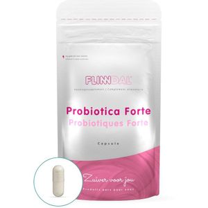 Probiotica Forte 30 capsules (Probioticamix met 6 bacteriestammen (6 miljard kve)) - 30 Capsules - Flinndal