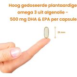 Omega-3 Vegan Extra Forte 30 capsules (Hoog gedoseerde plantaardige omega 3 uit algenolie) - 30 Capsules - Flinndal