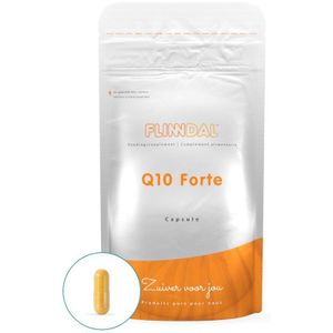 Q10 Forte 90 capsules (Hoog gedoseerd, met vitamine B2 voor extra energie) - 90 Capsules - Flinndal