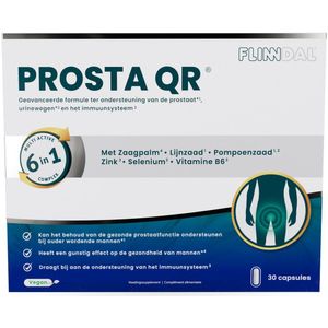 Prosta QR 90 capsules (Goed voor de normale functie van de prostaat en blaas van de man*.) - 90 Capsules - Flinndal