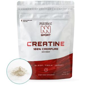 Creatine (NZVT gekeurd) 1 verpakking (300 gram) met herhaalgemak (100% Creapure - meest zuiverste vorm van creatine monohydraat) - 100 Shakes - Flinndal