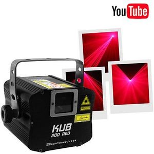 Boomtone DJ KUB 200 Rood rode laser