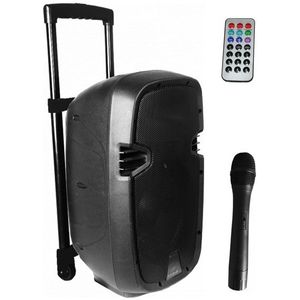 Ibiza Sound HYBRID10VHF-BT - Mobiele Bluetooth Luidspreker Box - 400W