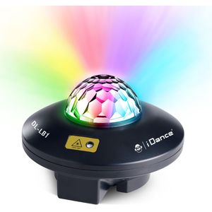 iDance DL-LB1 Galaxy projector met discobal en laser