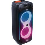 Ibiza - COLUMBA800 - Luidspreker - Multicolor Infinity LED - Oplaadbare Batterij - Bluetooth - 2x8""/20cm