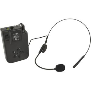 Qtx Sound BHS-175 headset microfoon + VHF beltpack voor Busker speaker