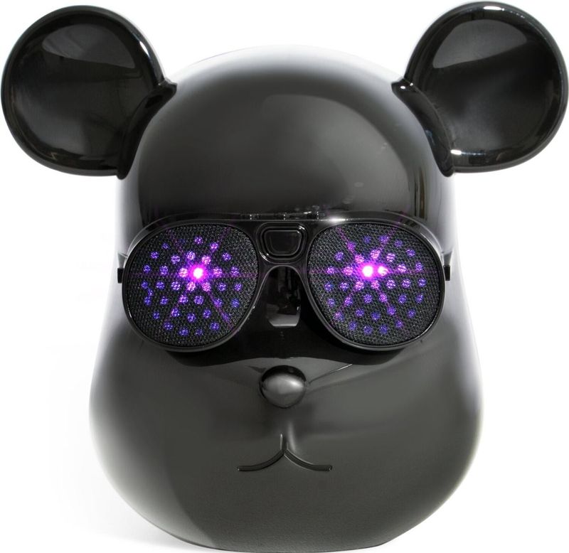 Ibiza Bear-sound, kleine accu bluetooth luidspreker met lichtgevende ogen