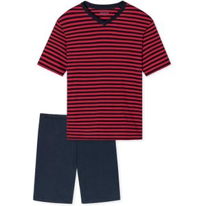 Schiesser - Pyjama Short - Essential - rood