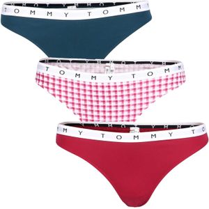 Tommy Hilfiger - 3p String - Stretch Cotton - 0XR
