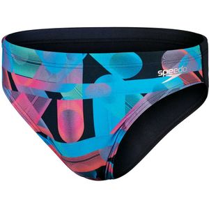 Speedo - Allover Digi - Zwemslip - Blauw - 7 cm
