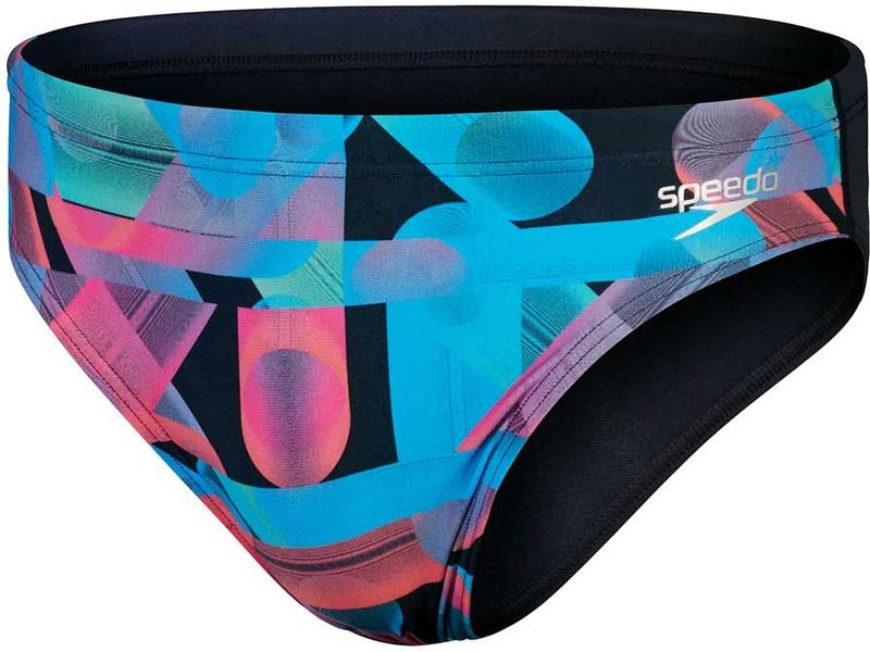 Speedo - Allover Digi - Zwemslip - Blauw - 7 cm