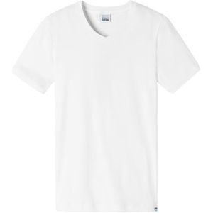 SCHIESSER Long Life Cotton T-shirt (1-pack) - V-hals - wit