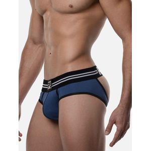 PUMP! - Backless Brief - Blue - Multi