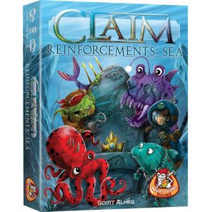 White Goblin Games Claim Reinforcements: Sea kaartspel Nederlands, Uitbreiding, 2 spelers, 25 minuten, Vanaf 10 jaar