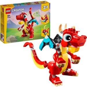 LEGO Creator 3-in-1 - Rode draak constructiespeelgoed 31145