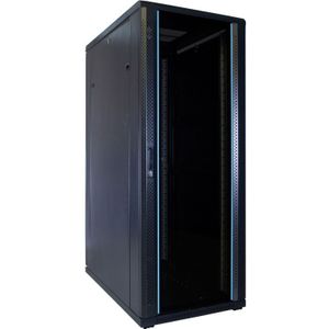 DSIT 32U serverkast met glazen deur 600x1000x1600mm (BxDxH) - serverbehuizing - serverrack - 19 inch