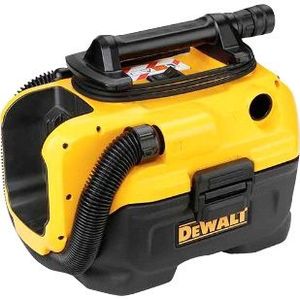 Dewalt Nat-/droogzuiger - 7,5L tankvolume, 954 l/min zuigvermogen - Compatibel met Dewalt XR accu's - DCV584L, zwart/geel