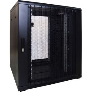 DSIT 18U serverkast met geperforeerde deur 800x800x1000mm (BxDxH) - serverbehuizing - serverrack - 19 inch