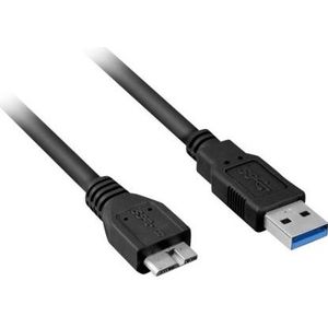 Sharkoon USB-A 3.0 naar Micro-USB-B 3.0 kabel 2 meter