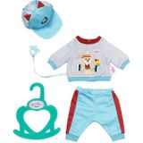 BABY born Little Sportieve Outfit Blauw - Poppenkleding 36 cm