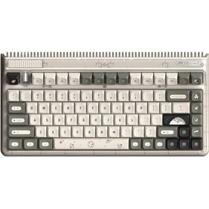 Iqunix OG80 Hitchhiker Wireless Mechanical Keyboard gaming toetsenbord RGB leds, 80% (TKL), Hot-swappable, PBT, 2.4GHz | Bluetooth 5.1 | USB-C