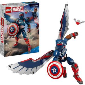 LEGO Marvel - Nieuwe Captain America bouwfiguur constructiespeelgoed 76296