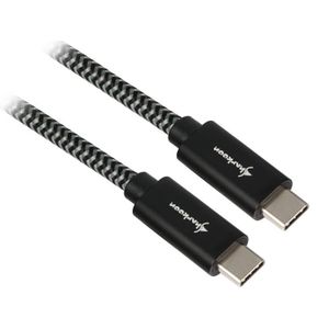 Sharkoon USB 3.2 kabel, USB-C > USB-C kabel 0,5 meter
