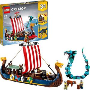 LEGO Creator Vehicles Vikingschip en de Midgaardslang - 31132