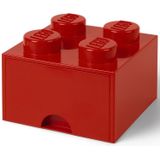 Opbergbox LEGO Brick 4 Rood 22