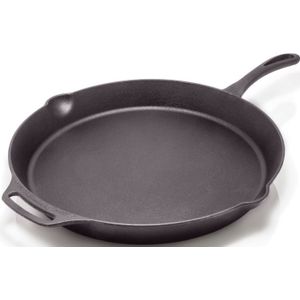 Petromax fp40-t, skillet, 40 cm, pan met steel, gietijzer, zwart