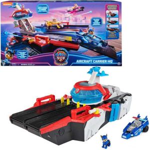 Spin Master PAW Patrol: The Mighty Movie, Aircraft Carrier HQ Playset speelgoedvoertuig