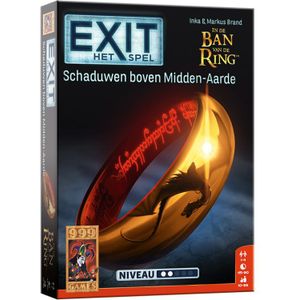999 Games EXIT - Schaduwen boven Midden-Aarde gezelschapsspel Nederlands, 1 - 4 spelers, 45 minuten, Vanaf 10 jaar