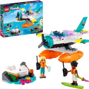 LEGO Friends Reddingsvliegtuig op zee Vliegtuig Speelgoed en Dieren Figuren Set - 41752